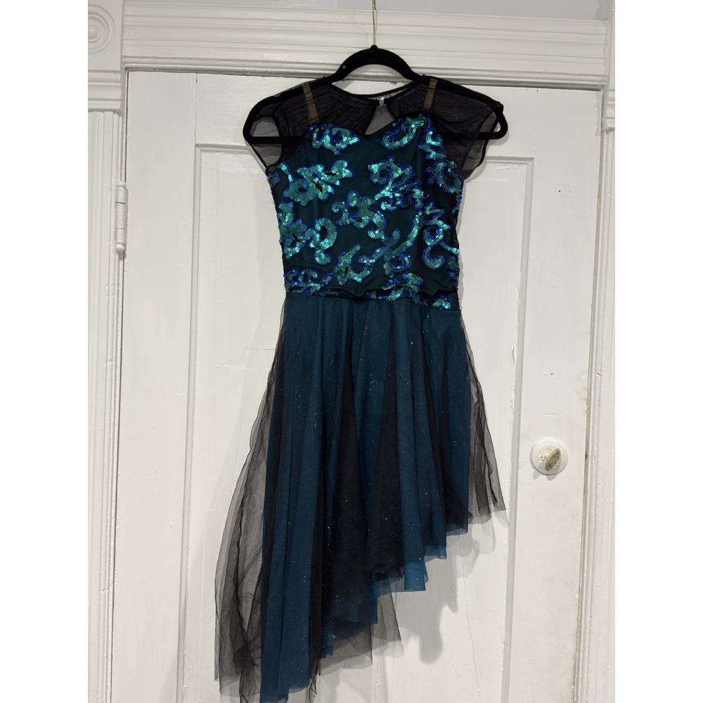 Revolution Dancewear RC17094 What The Water Gave Me Dance Costume Dark Teal XLC